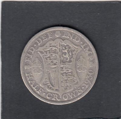 Beschrijving: 1/2 Crown  GEORGIUS V